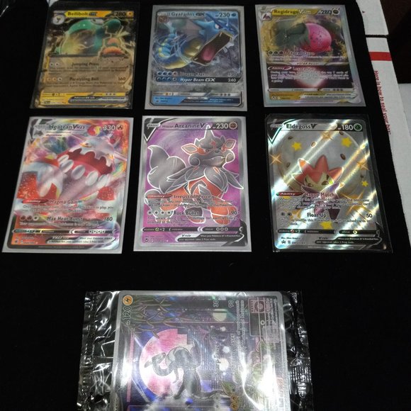 Pokemon TCG Lot Full ETB 500 cards + GX,EX,VMAX,V,VSTAR,FULL ART & PROMO CARD - Picture 8 of 8
